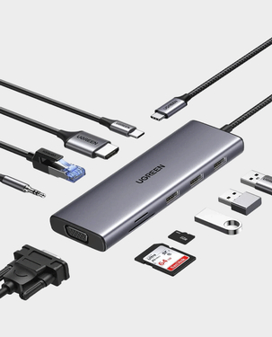UGREEN 10-in-1 USB-C Multiport Docking Station CM498 Price in Qatar