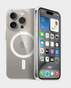 Anker Magnetic Clear Case for iPhone 15 Pro  Mag Safe and Wireless Charging Compatible  A90 A7 H01  Clear