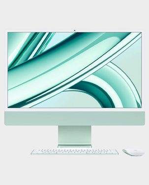 Apple iMac 24 inch MQRA3 (M3 chip / 8GB RAM / 256GB SSD / 24 inch display / English Arabic Keyboard) - Green in Qatar