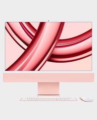 Apple iMac 24 inch MQRT3 (M3 Chip / 8GB RAM / 256GB SSD / English Arabic Keyboard) - Pink in Qatar