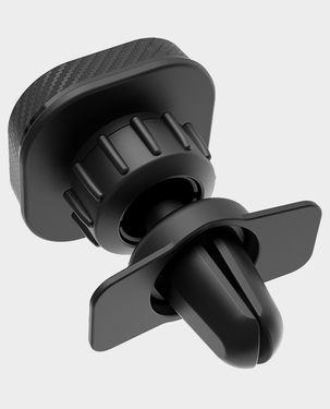 Hoco Intelligent Air Outlet Magnetic Mount Car Holder Universal Rotation PC ABS Silicone Material CA52 (Black)