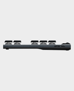Logitech G915 TKL Tenkeyless Lightspeed Wireless Mechanical Gaming Keyboard GL Clicky Bluetooth Lightsync RGB G-Keys 920-00891 (Black)