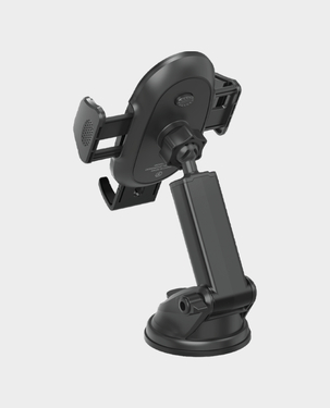 Momax Move Universal Car Mount  Automatic Gravity Lock  One Handed Operation  Double Hook Hesign (Black)