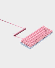 Razer PBT Keycap With Coiled Cable Upgrade Set - (Quartz Pink) in Qatar