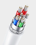 Ugreen USB C 2.0 TO USB C 2.0 2m Cable 100W QC PD Fast Charging Upto 480 Mbps Data Transfer Speed PVC material C100W (White)