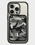 Casetify Snappy Cardholder Stand Magsafe Compatible  - Camo Over Black