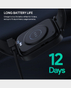 (Tag Pending) AUKEY SmartWatch 1 S /1.4 Inch TFT Display/128MB Storage/64MB RAM/300 mAh Battery/IP68 Water Resistant/SW-1S-BK - Black