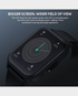 AUKEY SmartWatch 1 S /1.4 Inch TFT Display/128MB Storage/64MB RAM/300 mAh Battery/IP68 Water Resistant/SW-1S-BK - Black