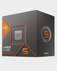 AMD Ryzen 5 8600G / 4.3GHz AM5 Desktop Processor / 6 Cores & 12 Threads / 5GHz Max Boost Clock / 6MB L2 & 16MB L3 Cache / AMD Radeon 760M / Dual CH DDR5-5200 Slots / 256 GB Max Memory
