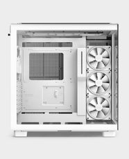 NZXT H9 Elite Mid Tower Computer Case ATX Tower / Tempered Glass / 3 x 120mm RGB Duo Fans, 1 x 120mm Quiet Airflow Fan / CM-H91EW-01 (White) in Qatar
