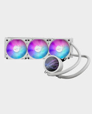 Asus ROG Ryuo 360 AIO Liquid CPU Cooler / 360mm Radiator / Anime Matrix LED Display / ROG AF 12S ARGB Fans / Asetek 8th Gen Pump Solution / Asus Aurasync Ready (White) in Qatar