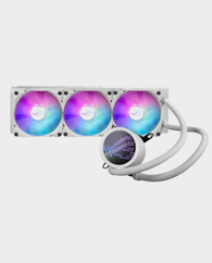 Asus ROG Ryuo 360 AIO Liquid CPU Cooler / 360mm Radiator / Anime Matrix LED Display / ROG AF 12S ARGB Fans / Asetek 8th Gen Pump Solution / Asus Aurasync Ready (White) in Qatar