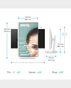 Benq GW3290QT 31.5-Inch Monitor / IPS QHD / 75Hz Refresh Rate / 1 x HDMI,DisplayPort & USB C / Eye Care / 65W PD - White