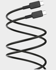 Pawa El-Claro Series Premium USB-C to USB-C Cable 100W, 1.2M, 480 Mbps (Black) in Qatar