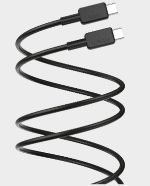 Pawa El-Claro Series Premium USB-C to USB-C Cable 100W, 1.2M, 480 Mbps (Black) in Qatar