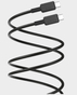 Pawa El-Claro Series Premium USB-C to USB-C Cable 100W, 1.2M, 480 Mbps (Black) in Qatar