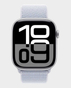 Apple Watch Series 10 GPS 46mm Silver Aluminum with Blue Cloud Sport Loop - MWWN3QA/A - Best Price in Qatar