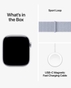 Apple Watch Series 10 GPS 46mm Silver Aluminum Case with Blue Cloud Sport Loop  - MWWN3QA/A
