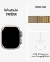 Apple Watch Ultra 2 GPS + Cellular 49mm Natural Titanium Case with Tan Alpine Loop /  MX4E3QA/A