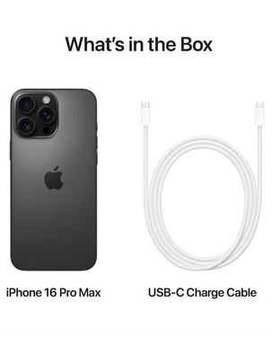 Apple iPhone 16 Pro Max 512GB - Black Titanium