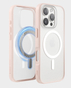 Elago Clear Case for iPhone 16 Pro (MagSafe) - (PC + TPU Hybrid Technology - Soft Feeling) - (Lovely Pink) in Qatar
