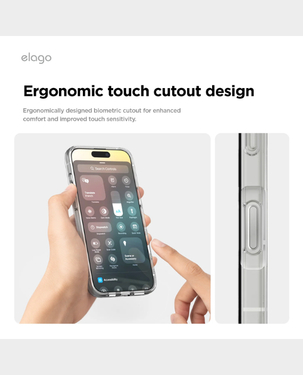Elago Clear Case For IPhone 16 Pro Max / Magsafe / PC + TPU Hybrid Technology / Soft Feeling