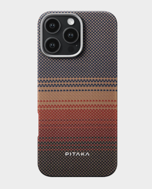 Pitaka MagEZ Tactile Woven Case 6 For Apple iPhone 16 Pro Max (KI1601SUM) - Sunset in Qatar