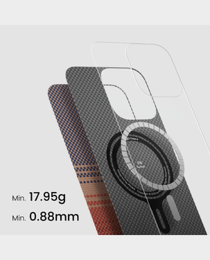Pitaka Magez Case 6 For Apple iphone 16 Pro Max / KI1601SUM - Sunset