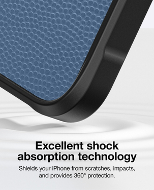 Amazingthing Glamour Magsafe Drop Proof Case for Apple iPhone 16 Pro (IP166.3PGMBU) - Blue