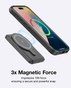 Amazingthing Glamour Magsafe Drop Proof Case for Apple iPhone 16 Pro (IP166.3PGMBU) - Blue