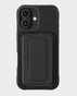 Amazingthing Glamour MagSafe Drop Proof Case with Wallet Stand | Apple iPhone 16 Plus (Black) in Qatar