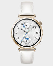 Huawei Watch GT 5 41MM With 1.32 Inch AMOLED Display / 7 Day Battery Life / 5 ATM Water-Resistant / Composite Leather Strap - White