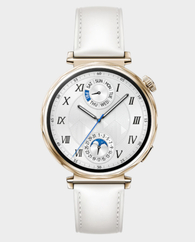 Huawei Watch GT 5 41MM With 1.32 Inch AMOLED Display / 7 Day Battery Life / 5 ATM Water-Resistant / Composite Leather Strap - White