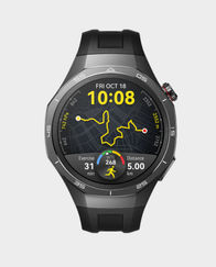 Huawei Watch GT 5 Pro 46MM With 1.43 Inch AMOLED Display / 14 Day Battery Life / 5 ATM Water-Resistant / Black Fluoroelastomer Strap (Huawei FreeBuds 5i + Watch Strap For Premium Edition + Sports GiftBox) - Black