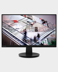 Lenovo N27q 27-Inch Monitor | IPS Panel | 1440p QHD | 100 Hz Refresh Rate | AMD FreeSync | HDMI, DisplayPort, 3.5mm Audio (67C2GAC1UK) - Black in Qatar