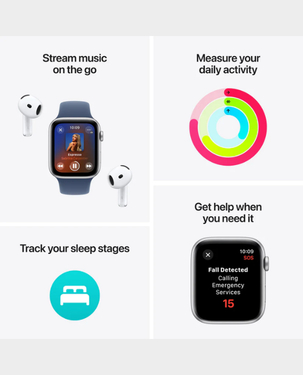 Buy Apple Watch SE (2024) GPS 44 mm Silver Aluminium Case Buy Apple Watch SE (2024) GPS 44 mm Silver Aluminium Case