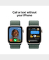 Apple Watch Se [2024] GPS 44 mm Starlight Aluminium Case With Lake Green Sport Loop - MXEW3
