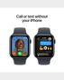 Apple Watch Se [2024] GPS + Cellular 44 mm Starlight Aluminium Case With Starlight Sport Band S/M - MXGM3
