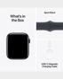 Apple Watch Se [2024] GPS + Cellular 44 mm Starlight Aluminium Case With Starlight Sport Band S/M - MXGM3