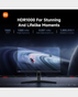 Xiaomi G Pro 27 Inch Gaming Monitor / IPS 2K QHD / 2560x1440 / 180Hz Refresh Rate / 1ms Response Time / 2 x HDMI & 2 x Display Port / 65W / P27QBA-RGPGL - Black
