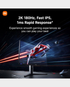 Xiaomi G Pro 27 Inch Gaming Monitor / IPS 2K QHD / 2560x1440 / 180Hz Refresh Rate / 1ms Response Time / 2 x HDMI & 2 x Display Port / 65W / P27QBA-RGPGL - Black