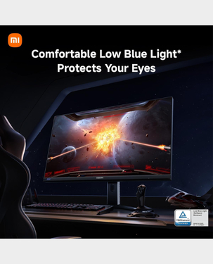 Xiaomi G Pro 27 Inch Gaming Monitor / IPS 2K QHD / 2560x1440 / 180Hz Refresh Rate / 1ms Response Time / 2 x HDMI & 2 x Display Port / 65W / P27QBA-RGPGL - Black