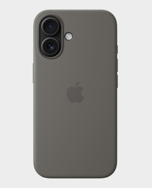 Apple Silicone Case For Apple iPhone 16 (Stone Gray) in Qatar