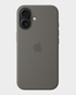 Apple Silicone Case For Apple iPhone 16 (Stone Gray) in Qatar