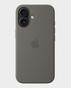 Apple Silicone Case For Apple iPhone 16 (Stone Gray) in Qatar