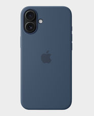 Apple Silicone Case For Apple iPhone 16 Plus MagSafe MYYA3 (Denim) in Qatar