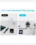 Anker Charger 112W 6 Ports USB C Charger SG 3 Pin Plug USB Charger | A2154K11 - Black