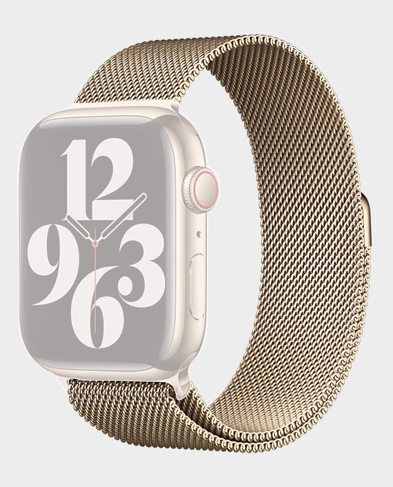 Buy Apple Watch Strap Milanese Loop 41mm (Gold) in Qatar