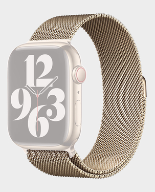 Buy Apple Watch Strap Milanese Loop 41mm (Gold) in Qatar