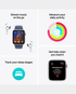 Apple Watch SE (Gen 2) 40mm GPS Starlight Aluminium Case with Starlight Sport Band S/M - MXEF3